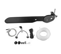 Accesorio de plástico para canoa, juego de timón de paleta trasera para kayaks de mar, barco de pesca