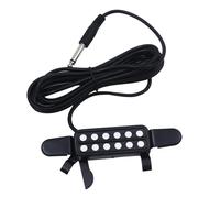 Accesorio de recogida de volúmenes eléctricos para guitarra eléctrica acústica, pastillas, transductor clásico, 6 agujeros de sonido, amplificador transductor de agujero de sonido