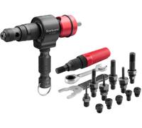 Accesorio de remachado FORTUM para taladro T-COMBO, preparado para tuercas M3-M12 y remaches pop de 2,4-6,4 mm, CrMoV 4770667