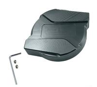 Accesorio de repuesto de tapa de tanque de combustible de motocicleta de aleación de aluminio y cubierta decorativa resistente al desgaste para modificación del tanque de combustible (gris titanio)