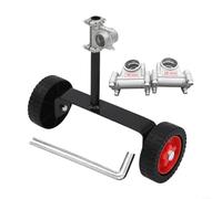 Accesorio de rueda de recortadora de cuerda compatible con ejes de 26 mm y 28 mm, rueda guía de plástico para herramientas de cuidado del césped