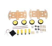 Accesorio de seguimiento para, conjunto de Chasis de Robot, módulo ultrasónico 4WD con codificadores de velocidad, caja de batería, juguete para niños, robótica principiante