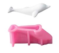 Accesorio de silicona flexible y resistente para hacer moldes únicos con forma de delfín y decoraciones del hogar con diseños detallados