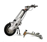 Accesorio de silla de ruedas de bicicleta de mano eléctrica 36V 400W Conector de soporte de soporte de tracción delantera con batería de iones de litio 15AH Bicicleta de mano para discapacid