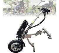Accesorio de silla de ruedas de bicicleta de mano eléctrica Accesorio de bicicleta de mano de horquilla de suspensión de silla de ruedas eléctrica de 12 pulgadas, kit de conversión de silla