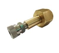 Accesorio de soda para fabricar agua con chispas, cilindro de tanque de CO2, conector adaptador de recarga W21.8-14 o G3/4 o CGA320 (W21.8-14 con calibre)