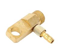 Accesorio de soldadura por de argón Adaptador de tuerca a panel M16x1,5 mm Conector de soldadura TIG de cobre para separación eléctrica de gas y soldadura por de argón