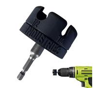 Accesorio de taladro con bisagra de tuercas, inserción de bits, montaje portátil de fijación de mantenimiento de muebles para el hogar reparación de proyectos automotrices