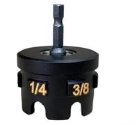 Accesorio de taladro con cremallera para varillas roscadas de 1/10.2 cm, 3/20.3 cm y 1/5.1 cm, herramienta de instalación rápida de tuercas con carcasa termoplástica resistente y núcleo de rodamiento