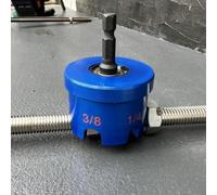 Accesorio de taladro con cremallera para varillas roscadas de 1/10.2 cm, 3/20.3 cm y 1/5.1 cm, herramienta de llave de vaso con vástago hexagonal para taladro eléctrico, termoplástico resistente y