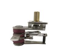 Accesorio de termostato de calentador eléctrico de acero inoxidable, controlador de temperatura ajustable para radiadores eléctricos, termostato de calefacción bimetálico