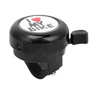 Accesorio de timbre de bicicleta de montaña ultraligero de calidad, sonido claro (Negra)