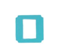 Accesorio De Toallitas Limpias Cuadradas De Tela Clase Fregona, Compatible Con Purerobo, Robot De Limpieza De Ventanas, Modelos De W-S3 W-S8S W-S3S(Blue Cloth 1Pcs)