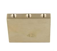 Accesorio de trémolo para guitarra eléctrica con bloque de latón para un mejor tono y sostenimiento (42 mm)