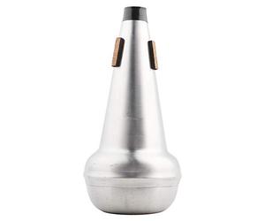 Accesorio de Trombón de Trombón de Tenor Profesional, Mute Mudo, Silenciador de Mute de Aluminio Ligero Práctica de Mudo Recto