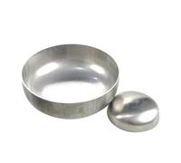 Accesorio de tubería de acero inoxidable 304 de 19, 25, 32, 38, 45, 48, 51, 57, 60, 63, 76, 89, 102 y 108 mm de diámetro exterior, tapa ciega for tubo redondo(1.5mm Thickness 57mm OD)