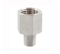 Accesorio de tubería de alta presión de acero inoxidable con rosca BSP hembra x macho(M18x1.5 to M14x1.5)