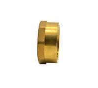 Accesorio de tubería de latón, Conector de acoplamiento tapón latón con cabeza hexagonal for tubería hembra BSP 1-1/4 pulgadas, agua, gas y petróleo