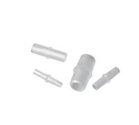 Accesorio de tubería de plástico de 3 mm a 20 mm, conector de manguera de inserción de PP for pecera, boca plana, recto e igual, for jardín y hogar.(6mm Flat mouth)
