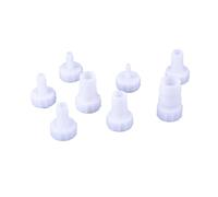Accesorio de tubería de plástico Pagoda con conector de espiga a rosca hembra de 1/4, 3/8, 1/2 y 3/4, conector reductor de manguera recta for pecera.(3/8''8mm,1 Pcs)