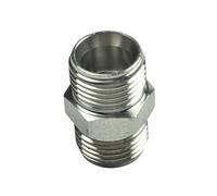 Accesorio de tubería hexagonal de acero inoxidable 304, macho métrico, de reducción igual, M8, M10, M12, M14, M16, M18, M20, M22, M24, M26, M27 y M30(Type 11)