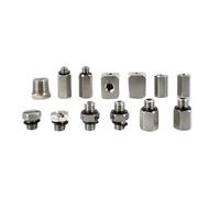 Accesorio de tubería neumática de aire de metal, codo recto de latón, tubo en T, rosca interna, M3, M5, M6, adaptador de enchufe de 1/8" de diámetro exterior, conector rápido(M-3JD)