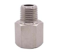 Accesorio de tubería resistente a alta presión de acero inoxidable 304 con rosca macho a hembra BSP de 1/8", 1/4", 3/8" y 1/2" M10, M14, M16 y M20.(NO8)