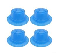 Accesorio de tuerca de fijación para ventiladores eléctricos con rosca invertida, adecuado para ventiladores de mesa y ventiladores de pared de diferentes especificaciones (azul)
