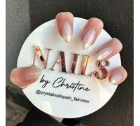 Accesorio de uñas personalizado, disco acrílico personalizado para fotos de manicura y selfies de arte de uñas, accesorio de fotos de uñas personalizado (blanco, 10 cm)