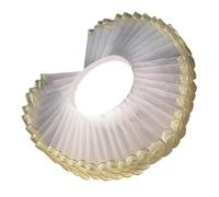 Accesorio decorativo para mujer, cuello con volantes de Shakespeare, cuello falso, disfraz histórico, juego de rol, evento, cuello, volantes isabelinos, blanco, Talla única