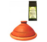 Accesorio Decorativo Tajine Oriental De Marrakesch, Natur, Vidrio 30cm
