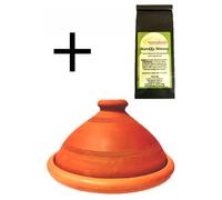 Accesorio Decorativo Tajine Oriental De Marrakesch, Natur, Vidrio 30cm