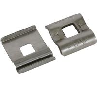 Accesorio Dehn Placa De Contacto De Doble Grapa Con Agujero Cuadrado - 540261 [100 Piezas]
