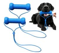 Accesorio dental canino de doble acción, juguete dental para masticar y ayuda para cepillar los dientes, herramienta reutilizable de limpieza de dientes de perro para un cuidado bucal más fácil de las