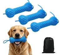 Accesorio dental canino de doble acción, juguete dental reutilizable para masticar los dientes más fácilmente, juguetes masticables indestructibles para perros masticadores agresivos para perros
