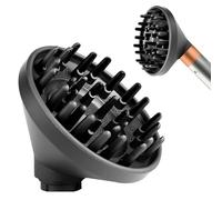 Accesorio difusor compatible con Airwrap Styler, boquilla para definir rizos para HS05, HS03 y HS01, herramienta de peinado de secado rápido (gris)
