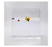 Accesorio dinámico de fotografía acrílica,Tanque de agua poco profundo for disparar,Bandeja creativa for fotografía de ondas de agua,Caja de cubierta antipolvo de vitrina de acrílico for tocador de me