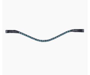 Accesorio ecuestre Frontalera Precious HKM - light blue / Cob