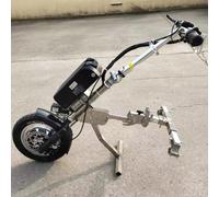 Accesorio eléctrico de bicicleta manual para sillas de ruedas, dispositivo de movilidad portátil con 3 ajustes de velocidad, diseño ligero para una mayor independencia