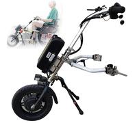 Accesorio eléctrico de bicicleta manual para sillas de ruedas, dispositivo de movilidad portátil con 3 ajustes de velocidad, diseño ligero para una mayor independencia