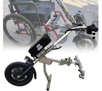 Accesorio eléctrico para silla de ruedas para mayor movilidad, rango de 65 km con batería de 48 V, control de 3 velocidades y amortiguador para paseos suaves