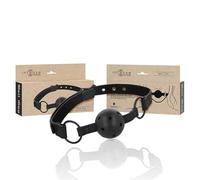 Accesorio erótico de cuero y látex marca INTENSE FETISH INTENSE FETISH - BOZAL DE CUERO VEGANO