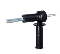 Accesorio escalador de aguja de martillo eléctrico, adaptador de escalador de aguja de vástago SDS, con 18 agujas para removedor de óxido y perforación de hormigón