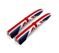 accesorio exterior del coche Compatible Con MINI Para Cooper R55 2 Unids/set Cubiertas De Manija De Puerta De Maletero Trasero De Coche Pegatinas Decorativas Carcasa De Protección(Color 2)