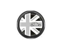 accesorio exterior del coche Compatible Con Mini Para Cooper S Para JCW R52 R53 R55 R56 R60 F54 F55 F56 F60 Parrilla Delantera Del Coche Emblema Parachoques Insignia Pegatinas Entrada Aire(Color 19)