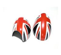 accesorio exterior del coche Compatible Con Mini R50 R52 R53 Para One Para Cooper S Hatchback Convertible 2 Piezas Cubiertas De Espejo Retrovisor De Coche Accesorios De Decoración(Color 7,LHD)