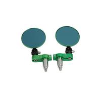Accesorio Exterior Espejos Laterales para Motocicleta De 7/8 "y 22mm, Extremo Barra Retrovisor, Repuestos para Espejo Lateral para Fz1R3 Xsr700(Green)