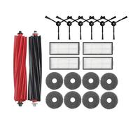 Accesorio for aspiradora, cepillo lateral principal, filtro HEPA, paños de fregona, bolsa for polvo, repuesto compatible con Roborock Qrevo Master y Qrevo Slim.(20pcs As shown)