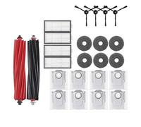 Accesorio for aspiradora, cepillo lateral principal, filtro HEPA, paños de fregona, bolsa for polvo, repuesto compatible con Roborock Qrevo Master y Qrevo Slim.(24pcs As shown)