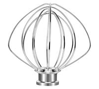 Accesorio for Batidor De Alambre K45WW, Compatible Con KitchenAid, Batidora Con Cabezal Inclinable, Batidor De 6 Hilos, Piezas De Batidor Pesado for Huevos De Acero Inoxidable